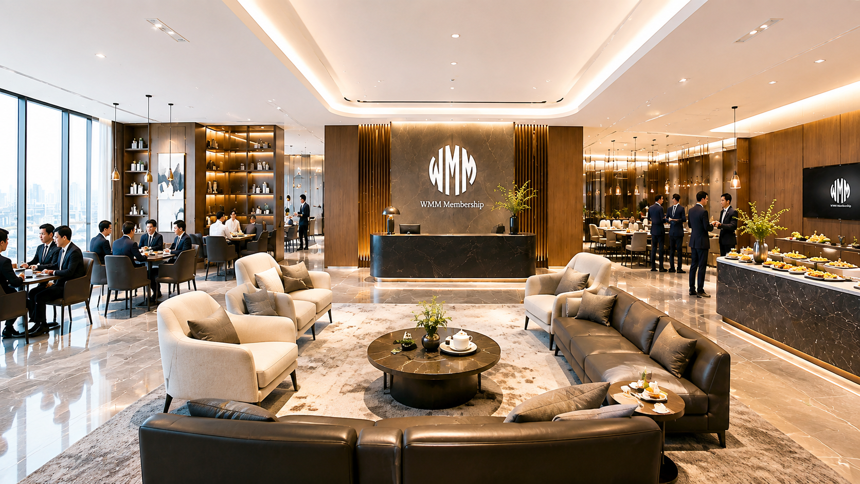 WMM 멤버십 네트워킹 공간 콘셉트 / WMM membership networking space concept